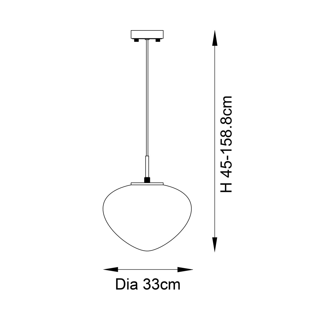 Lampada sospensione Art Déco ottone MALI E27 Endon