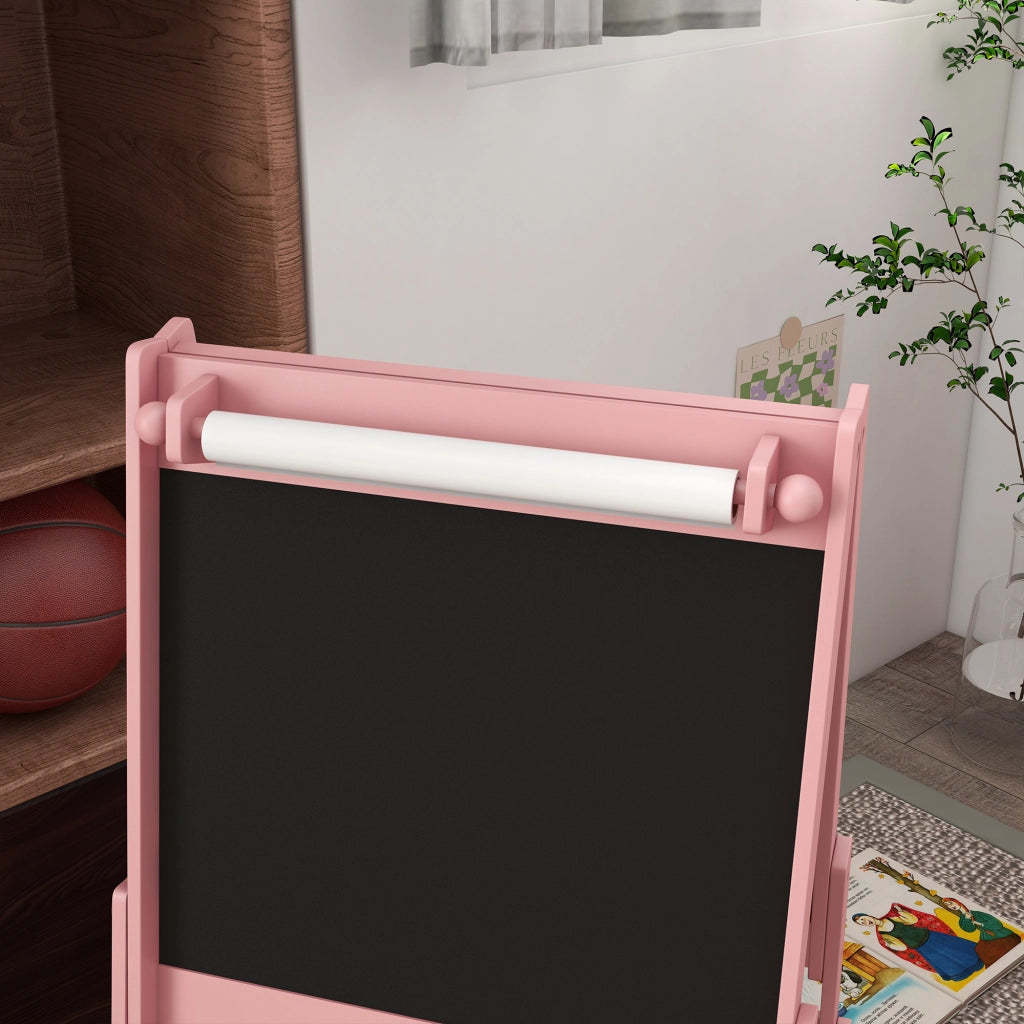Casetta con lavagna e cestini ¨C zephmum ¨C 54x46.5x93 cm rosa