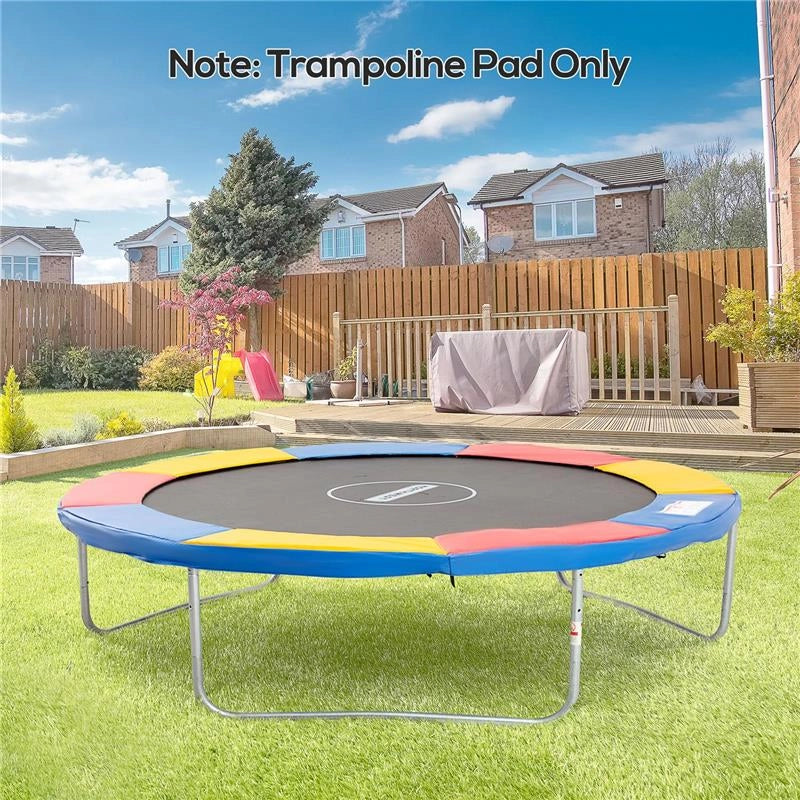 COPERTURA BORDO DI PROTEZIONE PER TRAMPOLINO ELASTICO IN PVC ROSSO BLU GIALLO ( Ø305CM )