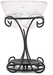 Brander Geometrico - Riscaldatore di Cera - Brander di Olio Essenziale - Sostegno a Gancio - Materiale in Acciaio Sostenibile - Ideale per la Casa e i Regali - Brander di Aromi