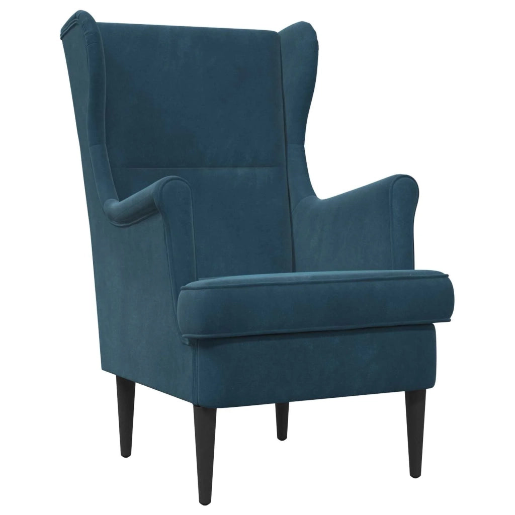 Poltrona Blu Velluto 42029871