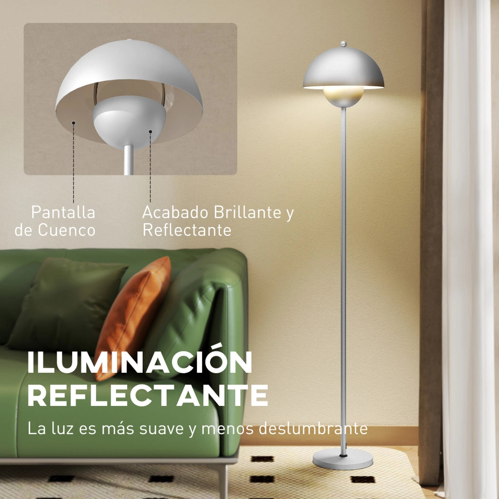 Lampada da Terra Moderna per Salotto ¨C zephmum ¨C Argento ?30x155 cm