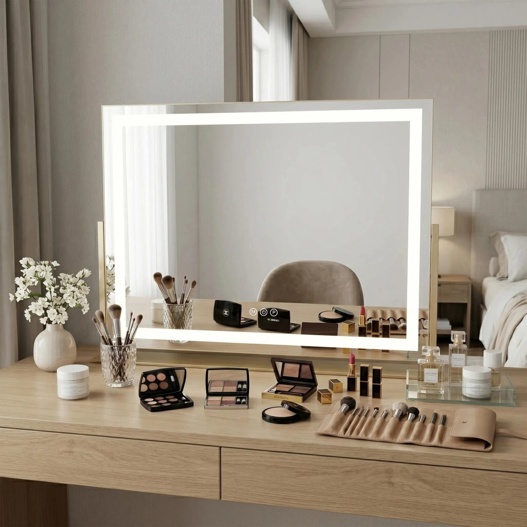 Specchio Led Studio L.gold 58x45