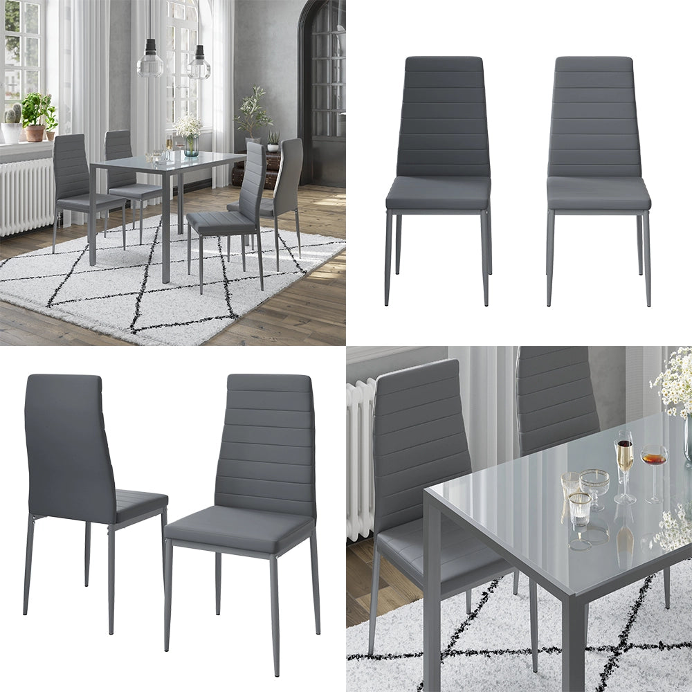 Vicco Sedie Grigio 42.5 x 48 cm Set di 4