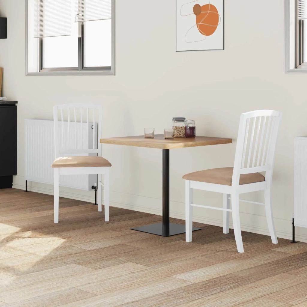 Sedie da pranzo 2 pz | Sedie da cucina Bianco 50 x 52,5 x 91 cm