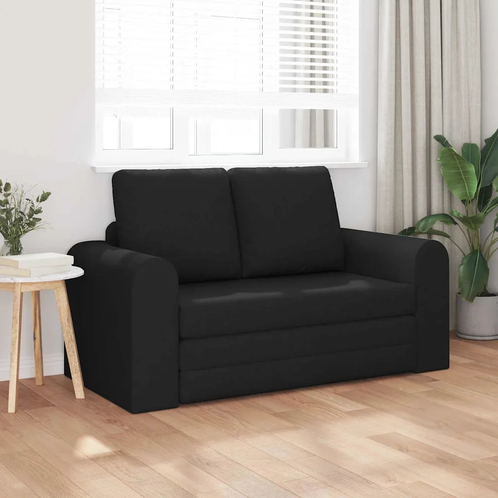 Divano letto 60cm Nero Tessuto 4106675