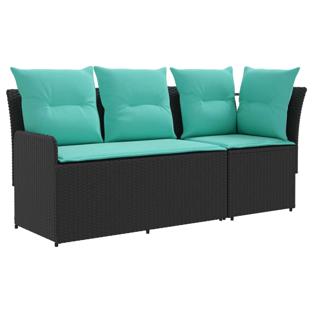 Sofa da giardino-Divano con braccioli da giardino con divano angolare 2 Pezzo 892035