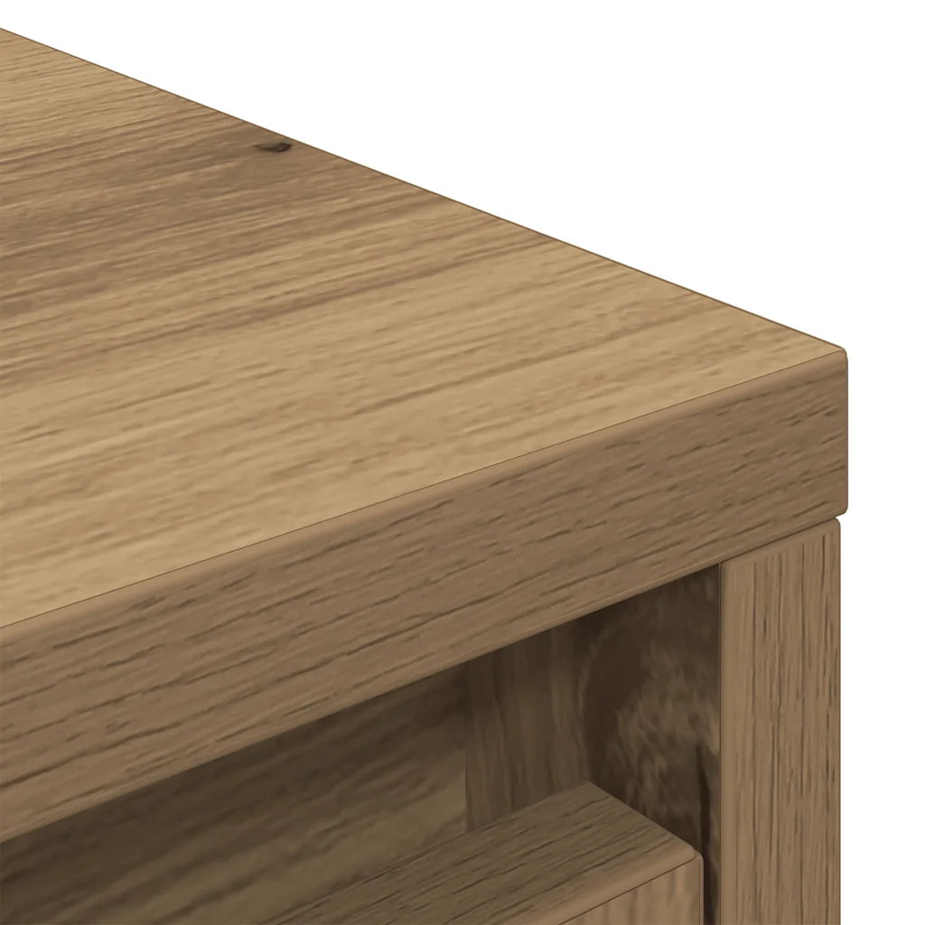 Scarpiera Rovere Artigianale 57x34x76 cm in Legno Multistrato 861876