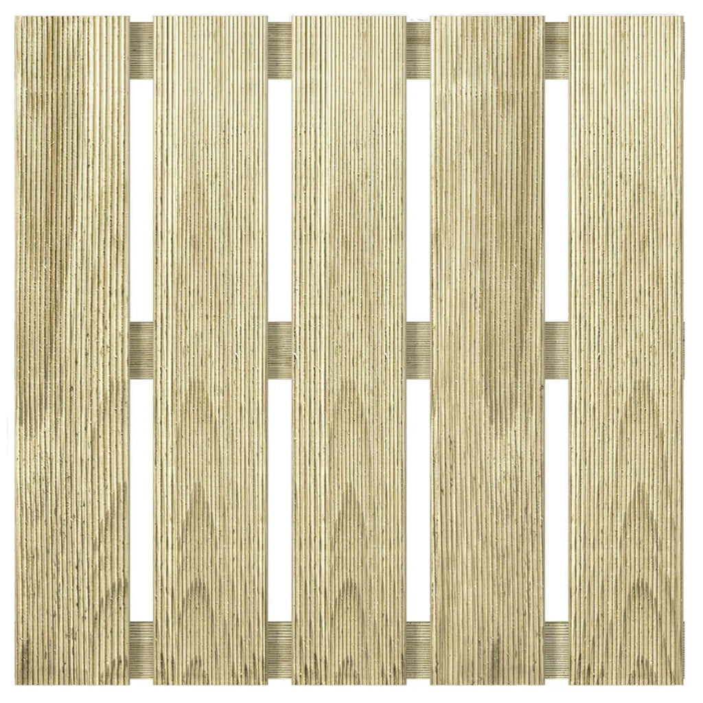 Piastrella per Decking 30 pcs Verde 50 x 50 cm 3444822