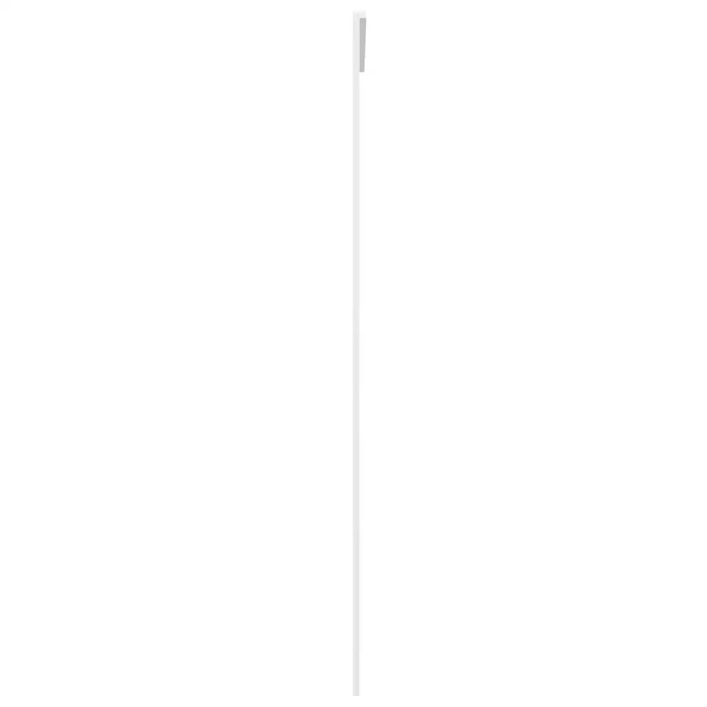 Porta Scorrevole ESG Vetro e Alluminio 75x205 cm Bianca 151681