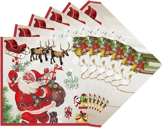 Servetten di Carta per Natale - 165 cm - 40 pezzi
