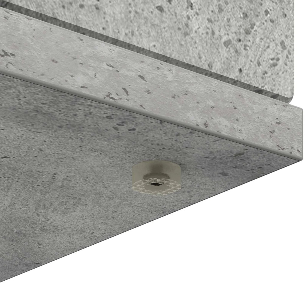 Cornice per camino Grigio Cemento 100 x 20 x 100 cm 8006618