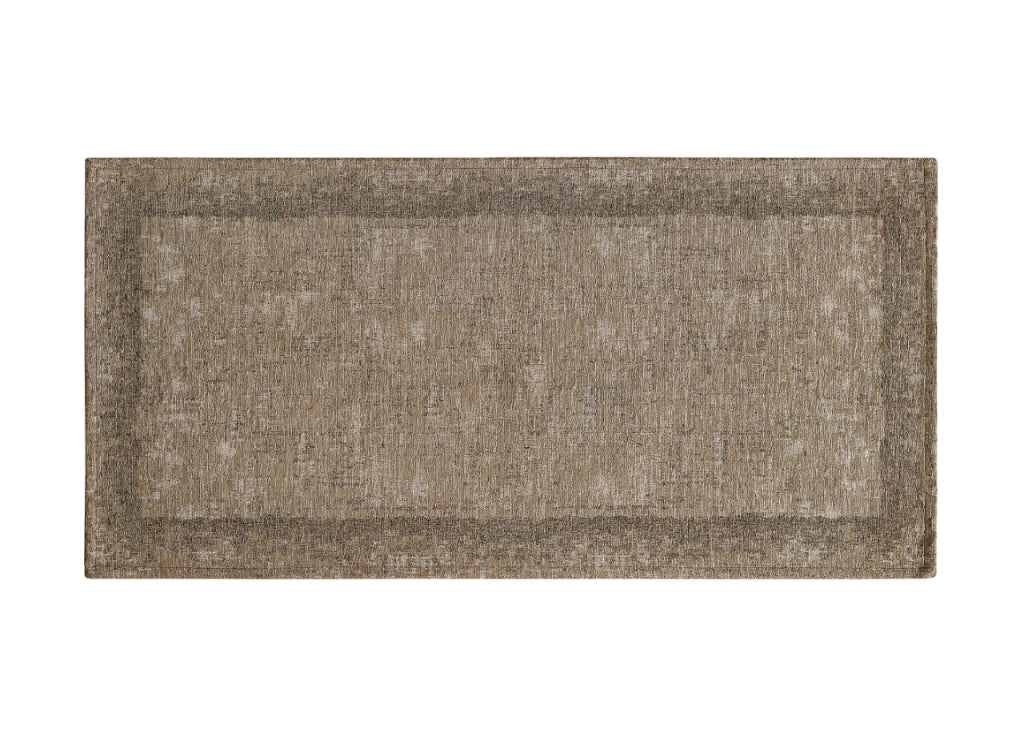 Tappeto Passatoia Cucina Corsia Retro Antiscivolo Disegno Dublino By Suardi - 55x80 - Fango