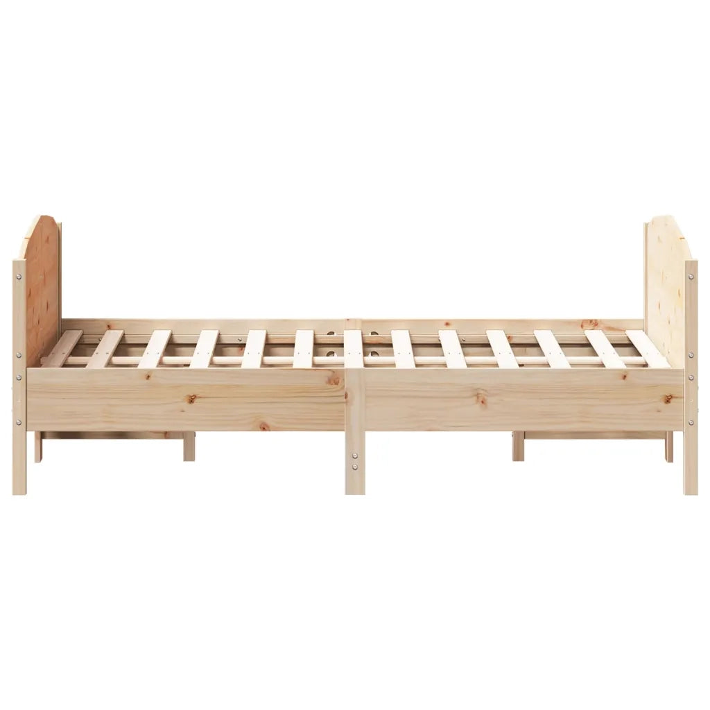 Giroletto senza Materasso 120x200 cm in Legno Massello di Pino