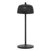 Zafferano Lampada a led da tavolo Circe Nera ricaricabile e dimmerabile