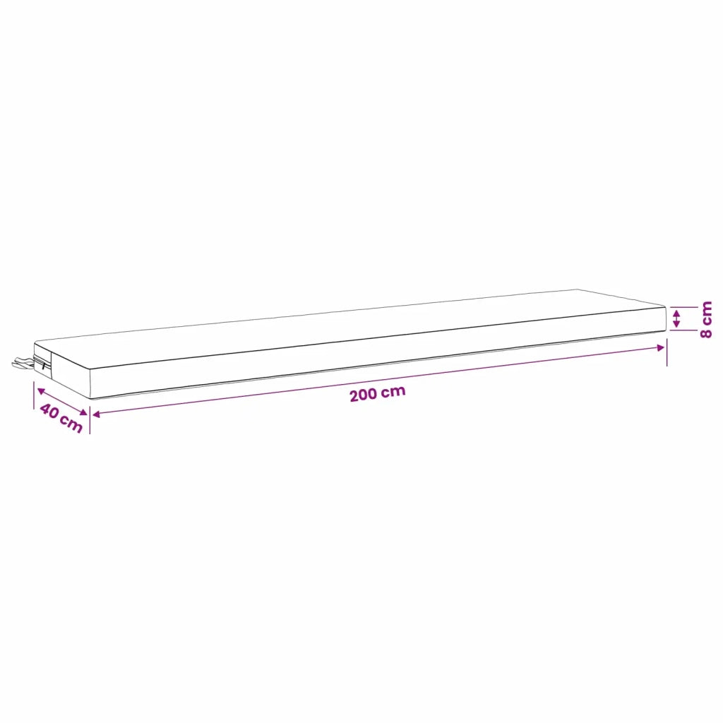 Cuscino per panchina SOEST 100% Poliestere Multicolore 950102