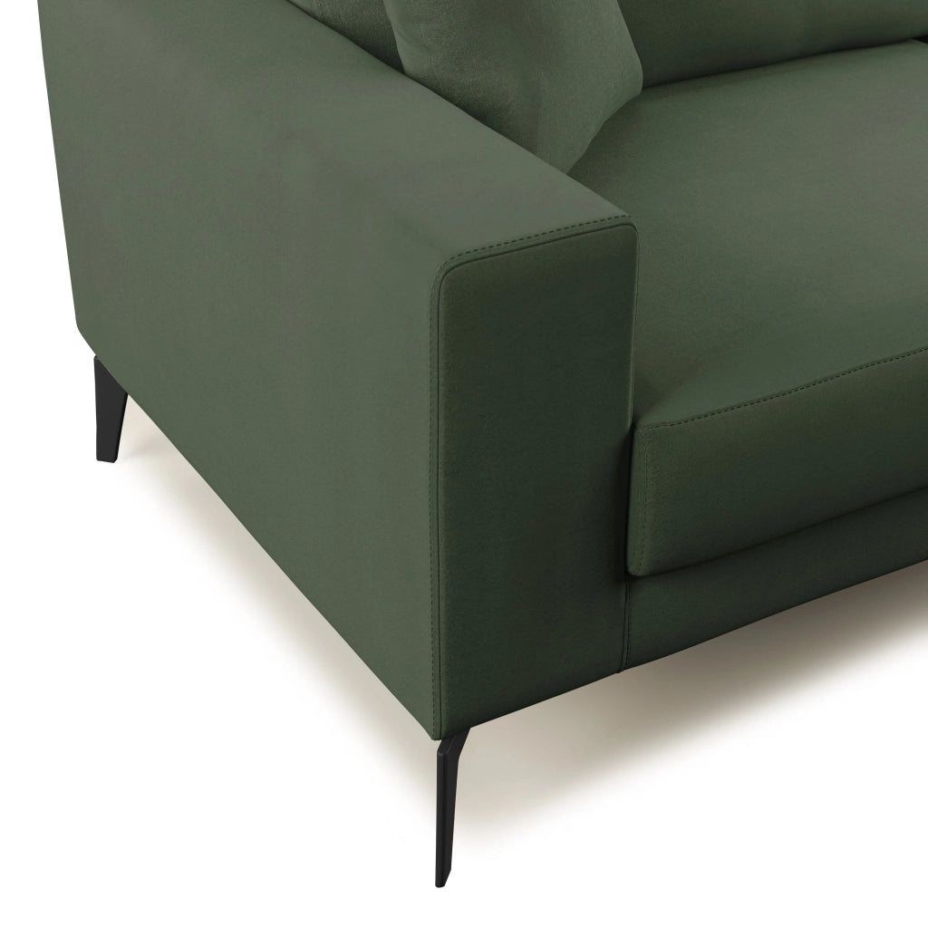 Prestige Divano design moderno T11 146 cm verde