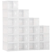 Mobile Scarpiera Rettangolare in Plastica PP. 18 Box 25x35x19 cm per Scarpe max 43 EU. Vestiti e Libri
