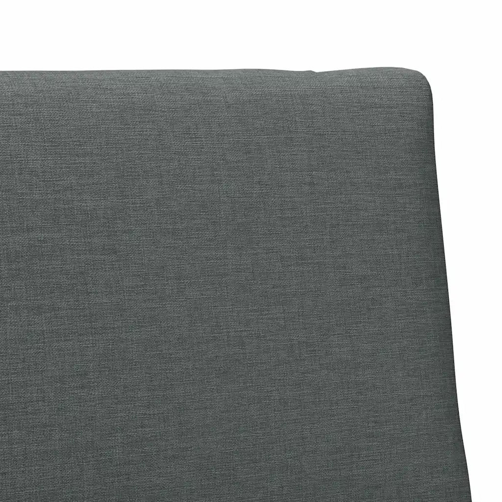Testiera | Testata imbottita Grigio scuro 80 cm Pino massello
