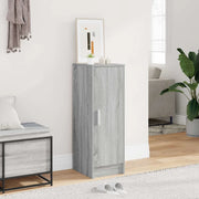 Scarpiera-Scaffale per scarpe Grigio Sonoma 32x35x92 cm in Legno Multistrato
