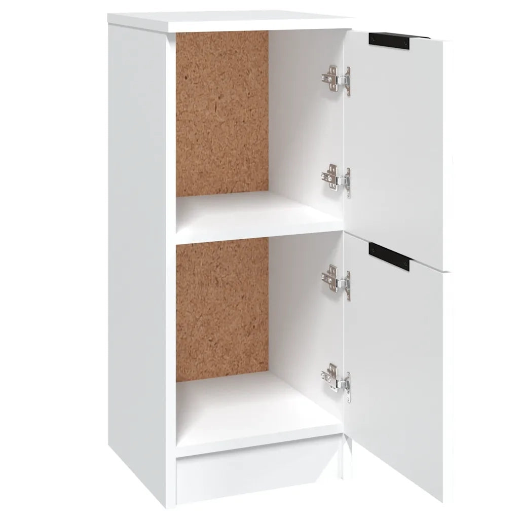 Credenza-Buffet-Armadio da cucina Bianca 30x30x70 cm in Legno Multistrato 685325