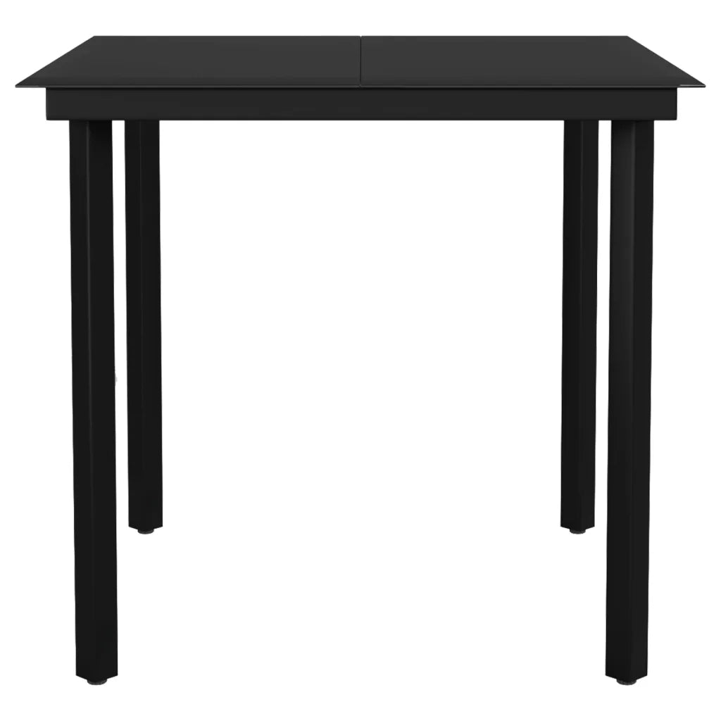 Set da Pranzo da Giardino 3 pz Nero 3099077