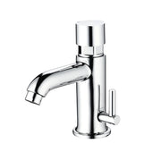 Miscelatore temporizzato HYDRA canna tonda per lavabo cromo