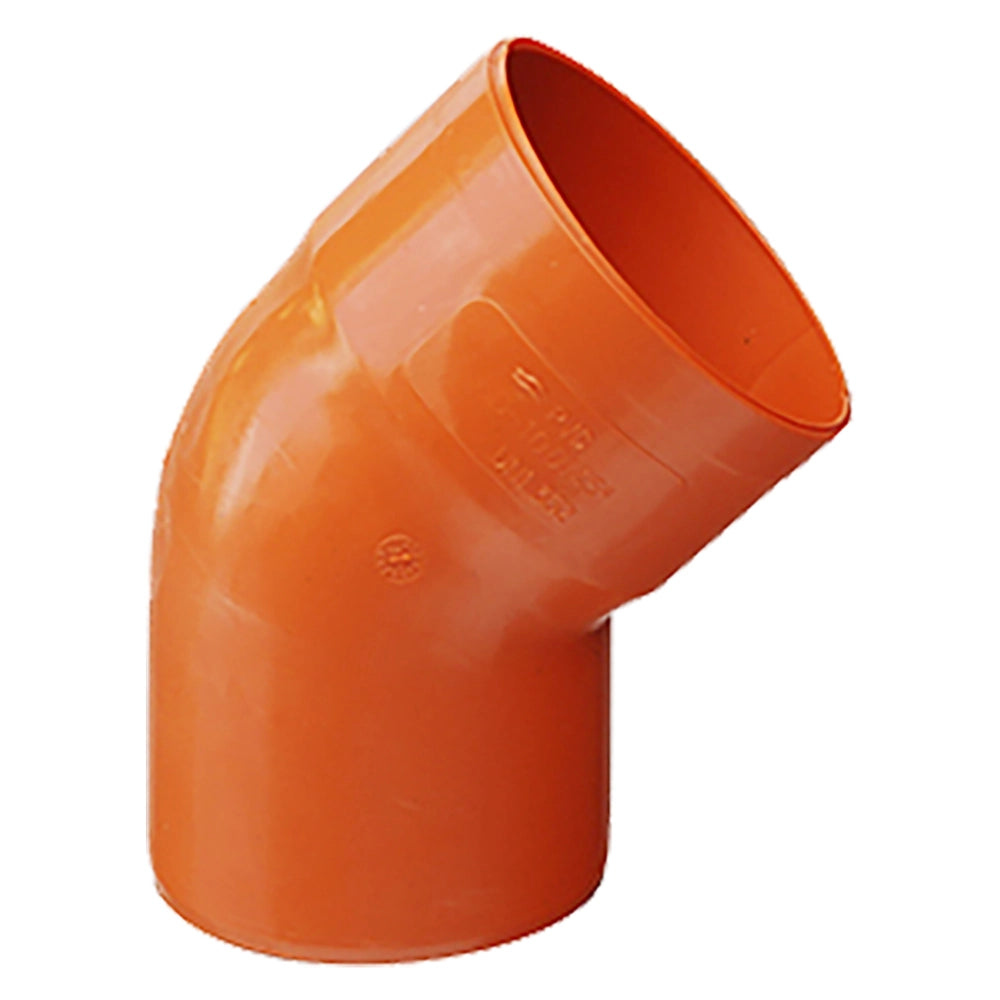 CURVA 45 E?  ° IN PVC 45 E?  °  E?E ? 140