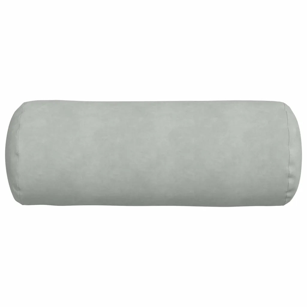 Cuscini a rullo 2 pz | Cuscini per sedie Grigio chiaro ? 25 x 70 cm