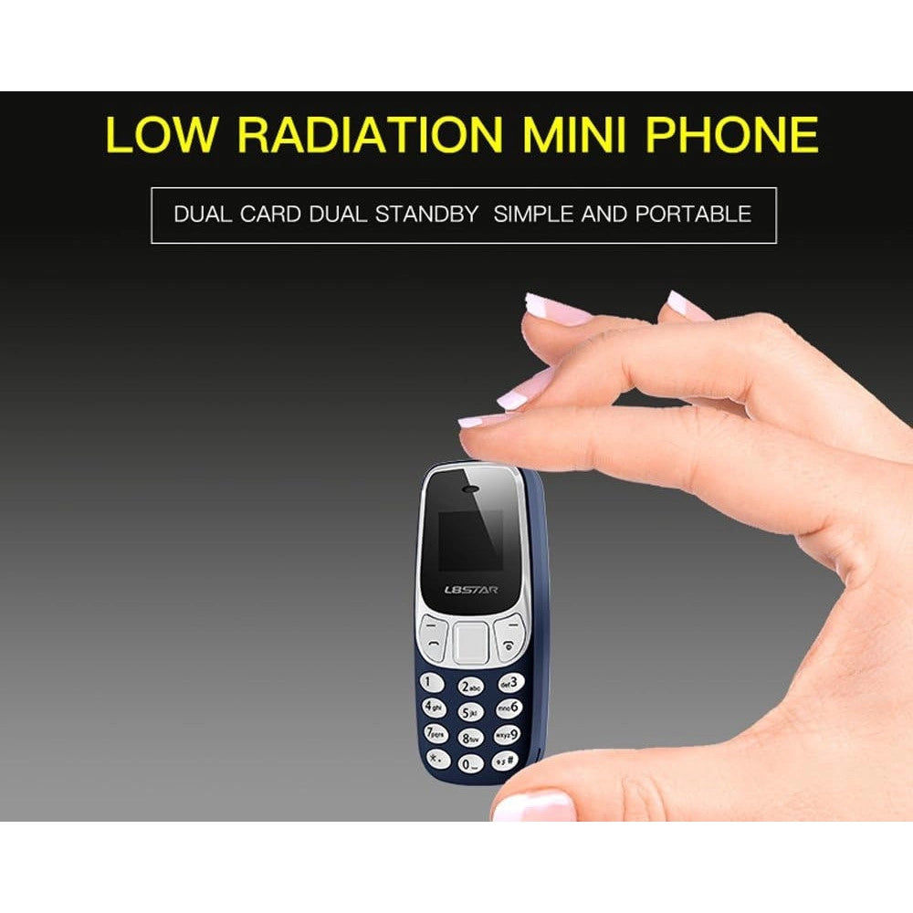 Trade Shop - Mini Cellulare L8star Smartphone Gsm Bluetooth Dualsim Tascabile Non Tracciabile -