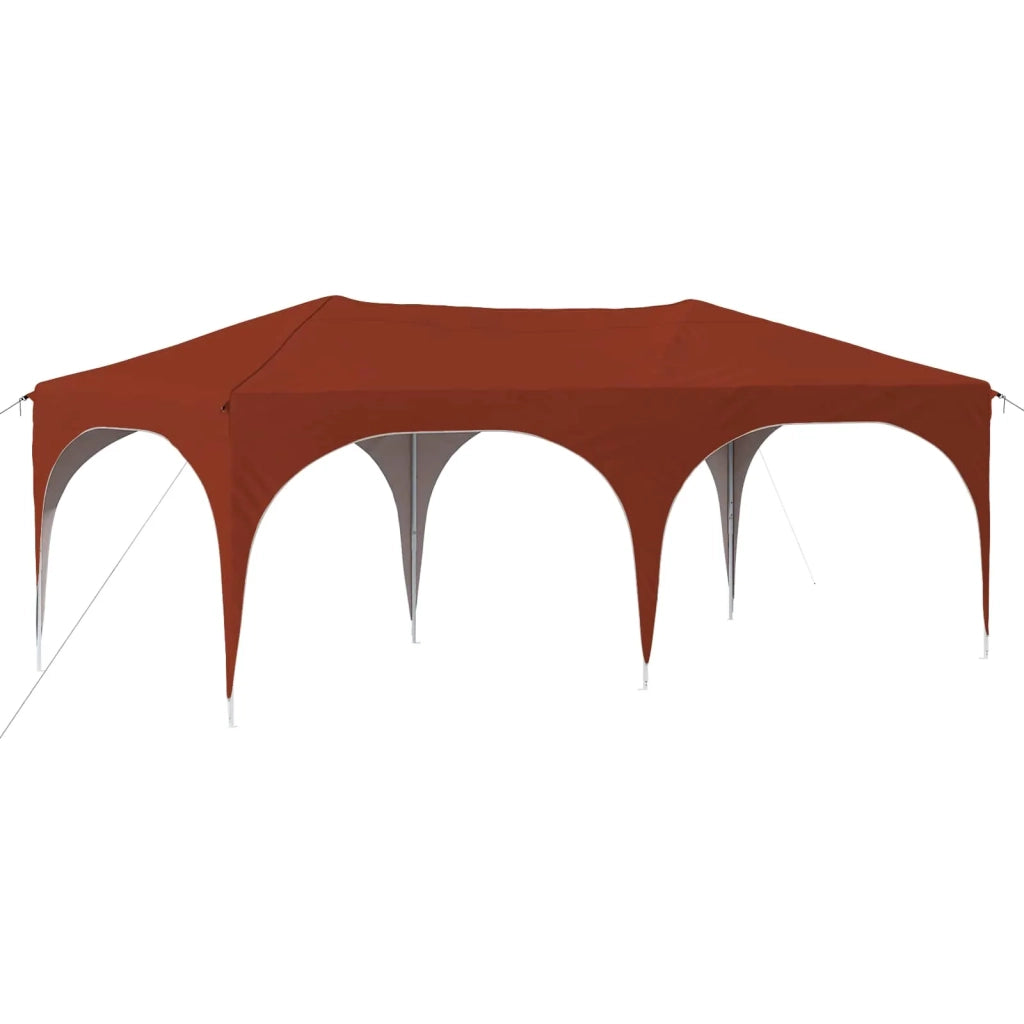 Tenda per feste a pop-up-Gazebo Terracotta 575 x 288 x 245 cm 597249