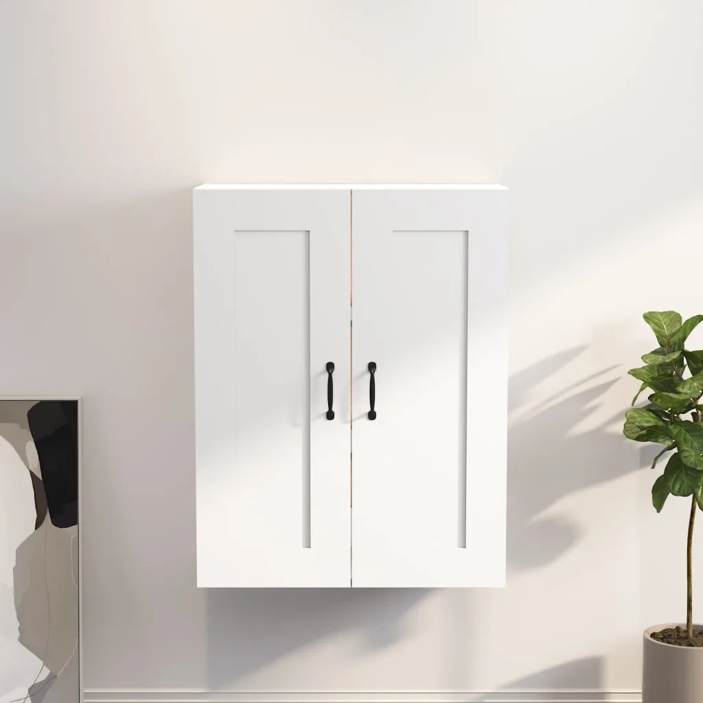 Armadietto Pensile a Parete Bianco 69,5x32,5x90 cm CFW5083115