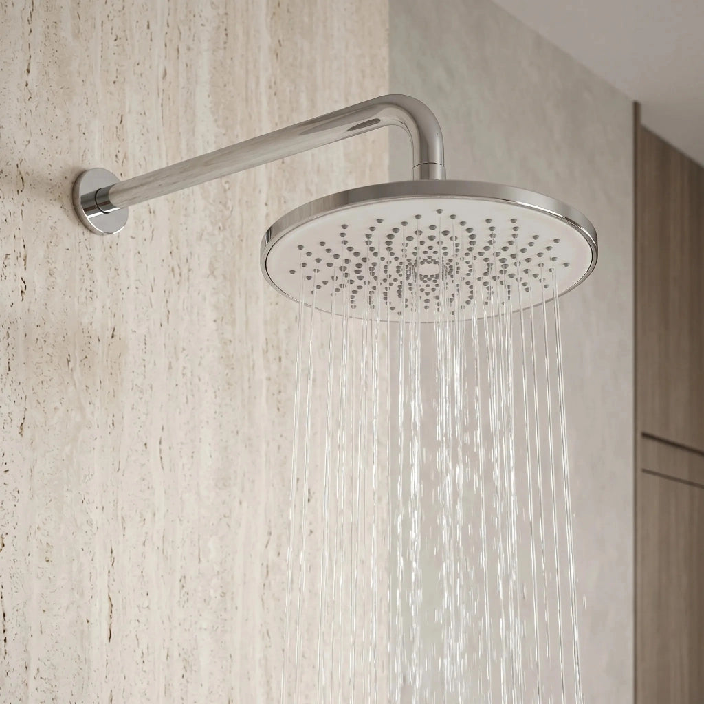Braccio Doccia Rotondo Rea Js-9021 40cm Chrome