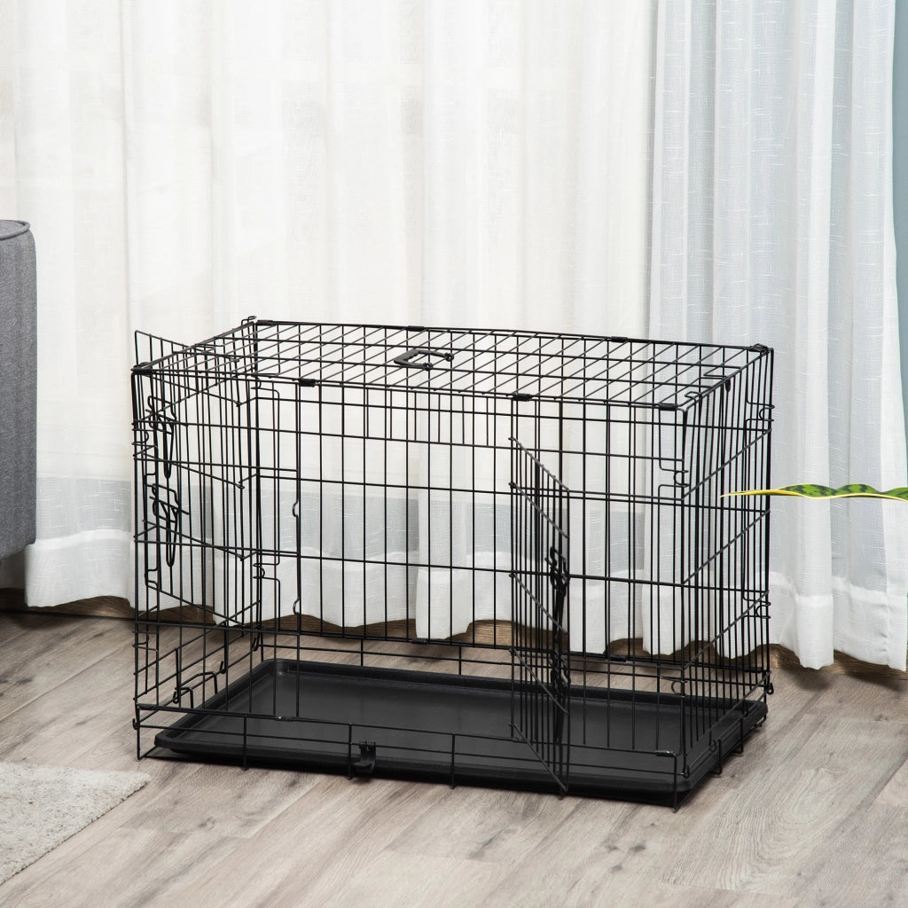 Gabbia Cane Trasporto ¨C Zephmum ¨C Nero 60x40x50 cm