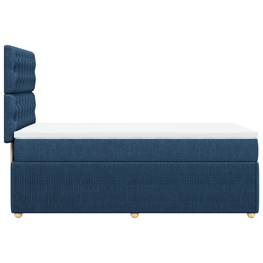 Giroletto a Molle con Materasso Blu 80x200 cm inTessuto 3291896