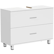 Mobile sottolavabo con 2 cassetti ¨C Xylo ¨C Bianco, 80x30x60 cm