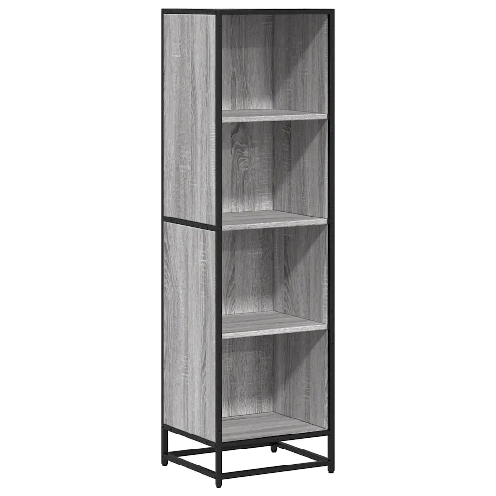 Libreria Grigio Sonoma 40x35x139 cm in Legno Multistrato 849127