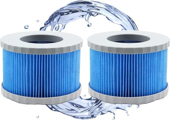 Filtro acqua per bagni inflabili - Filtro sostitutivo per vasche idromassaggio con bolle calde - Modello filtro acqua 2020 (2 pezzi)