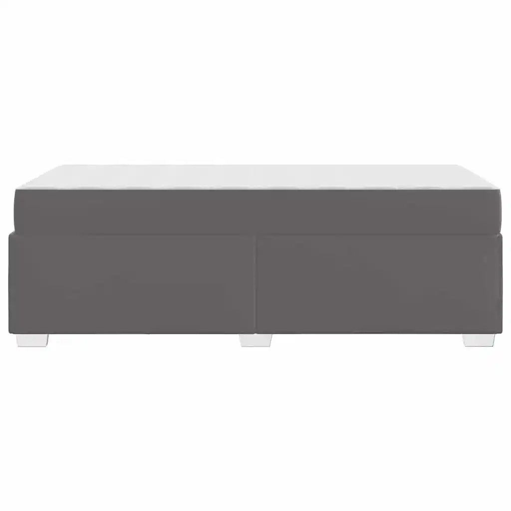 Struttura del letto con materasso Grigio 100 x 200 cm Tessuto 3399228