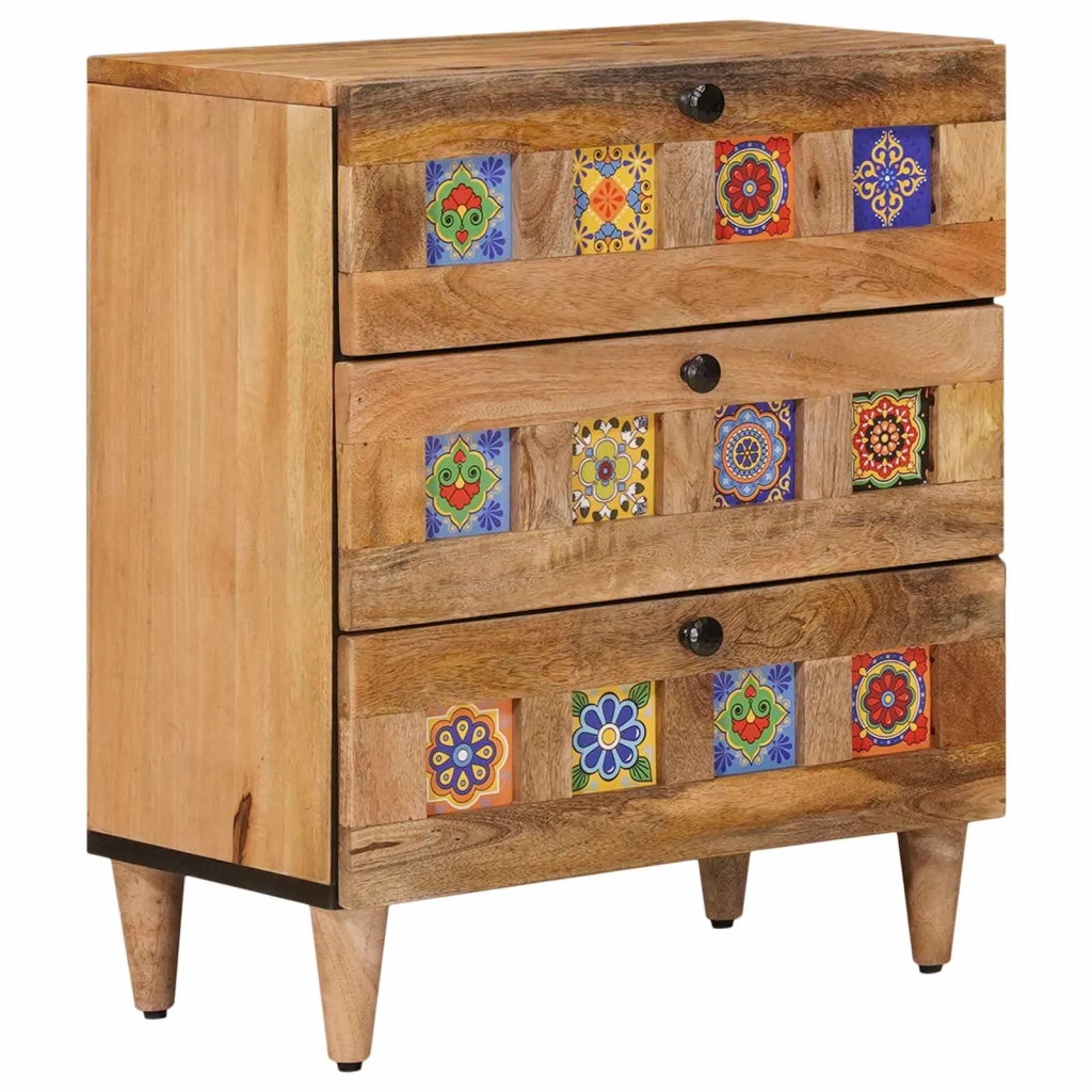 Armadio da Notte con cassetto Naturale 50 x 33 x 62 cm 4018269