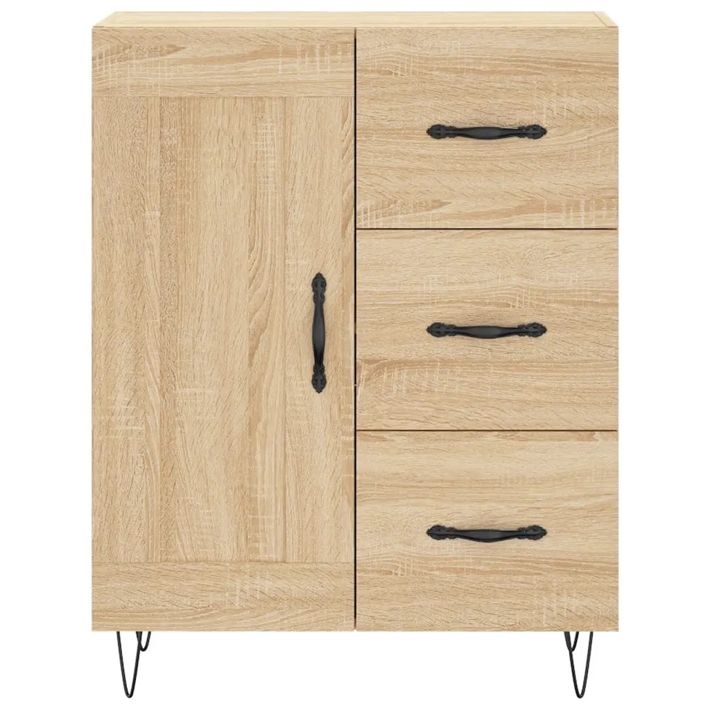 Credenza | Madia | Buffet da pranzo | Armadio da pranzo Rovere Sonoma 69,5x34x180 cm in Legno Multistrato