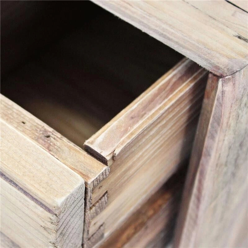 CASSETTIERA NELSON IN LEGNO DI PINO RICICLATO 110 X 48 X H92 CM