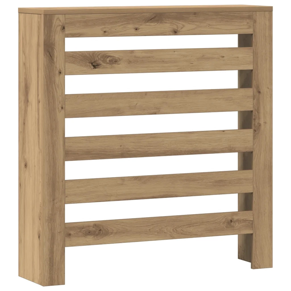 Copertura Termosifone Rovere Artigianale 78x20x82cm in Legno 852689