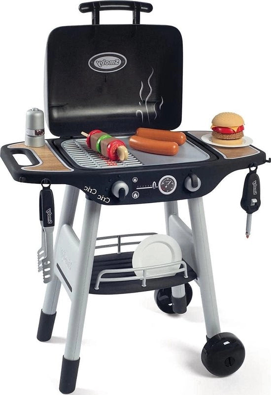 Barbecue con 18 accessori e fiamme magiche - Adatto a bambini a partire dai 3 anni.
