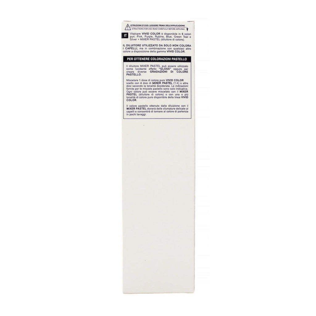 VITALCARE TINTA SEMIPERMANENTE PROFESSIONALE PER CAPELLI MORBIDI IDRATATI E LUMINOSI IN COLORE BIANCO 100 ML