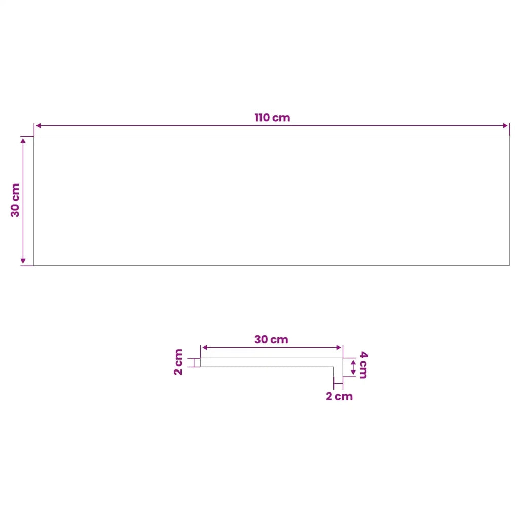 Tappeti per scale 20 pz 110 x 30 x 2 cm Marrone 3446518