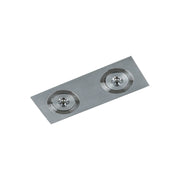 Faretto da incasso Italux Fiamma LED 2x2W satinato