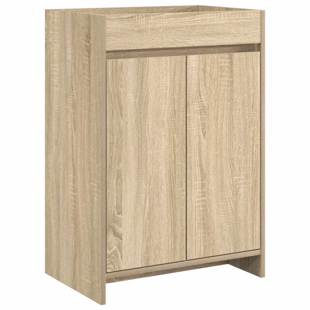 Mobiletto da Bagno Sotto Lavabo Rovere Sonoma 56 x 37,5 x 81 cm 890778