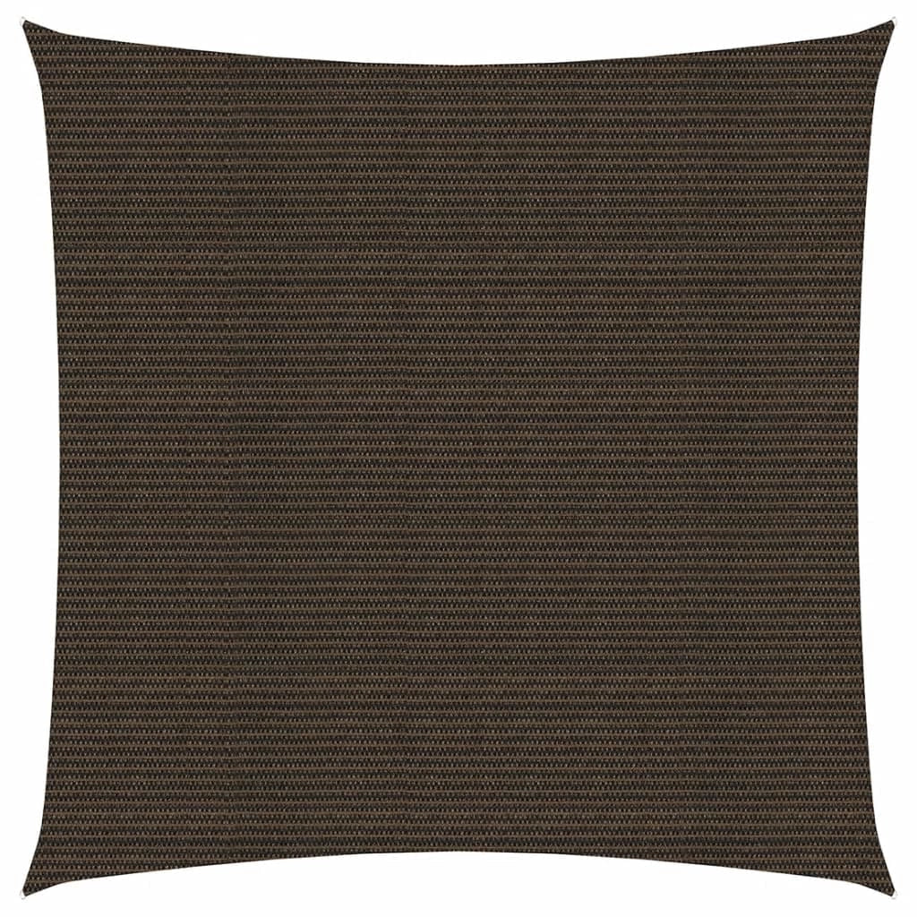 Vela ombreggiante 160 g/m² marrone 7 x 7 m HDPE 02_0009180