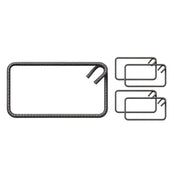 Staffe antisismiche armatura ferro 20x40 cm strutture cemento formati multipli *** pezzi 100, confezione 1